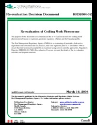 Re-evaluation of codling moth pheromone