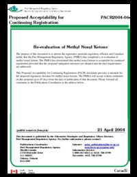 Re-evaluation of methyl nonyl ketone