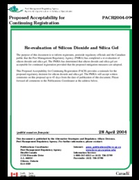 Re-evaluation of silicon dioxide and silica gel