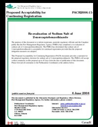 Re-evaluation of sodium salt of 2-mercaptobenzothiazole