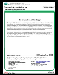 Re-evaluation of triclopyr