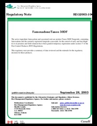 Famoxadone/Tanos 50DF