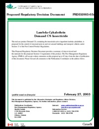 Lambda-cyhalothrin Demand CS insecticide