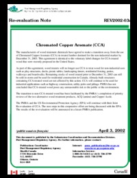 Chromated copper arsenate (CCA)