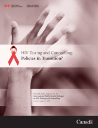 HIV testing and counselling : policies in transition?