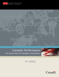 Canada's performance report : the government of Canada's contribution, 2005