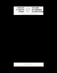 Report from the Roundtable on Governance, Civil Society and the Americas