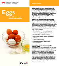 Eggs : one of the nine most common food allergens