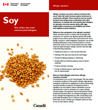 Soy : one of the nine most common food allergens