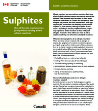 Sulphites : one of the nine most common food products causing severe adverse reactions
