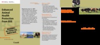 Enhanced animal health protection from BSE : requirements for livestock feed manufacturers