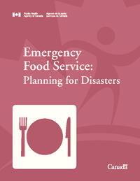 Emergency food service : planning for disasters