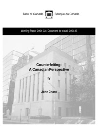 Counterfeiting : a Canadian perspective