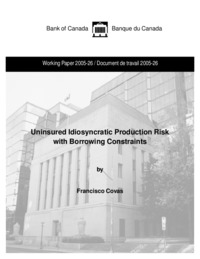 Uninsured idiosyncratic production risk with borrowing constraints