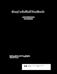 Strong leadership, a better Canada : economic statement, October 30, 2007