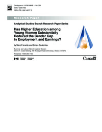 Has higher education among young women substantially reduced the gender gap in employment and earnings?