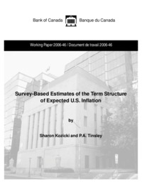 Survey-based estimates of the term structure of expected U.S. inflation