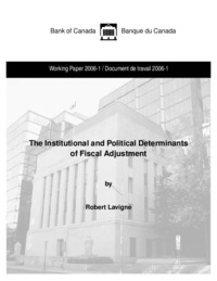 The institutional and political determinants of fiscal adjustment