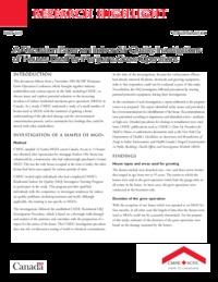 A discussion paper on indoor air quality investigations of houses used for marijuana             grow operations