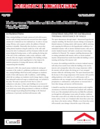 Performance evaluation of retrofitted solid masonry exterior walls