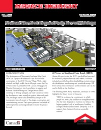 Southeast False Creek integrated design process workshops