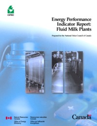 Energy performance indicator report : fluid milk plants