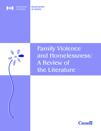 Family violence and homelessness : a review of the literature