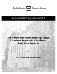 The welfare implications of inflation versus price-level targeting in a two-sector, small open economy