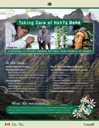 Taking care of Nah?á Dehé : a proposal to expand Nahanni National Park Reserve of Canada