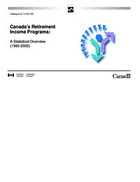 Canada's retirement income programs : a statistical overview, 1990-2000