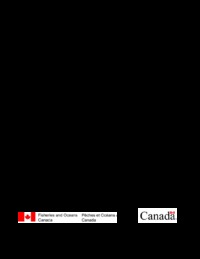 Fish diets and food webs in the Northwest Territories : round whitefish (Prosopium cylindraceum)