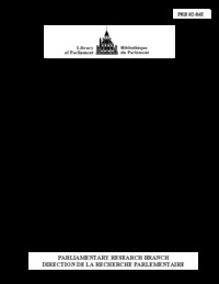 The roles of the Member of Parliament in Canada : are they changing?