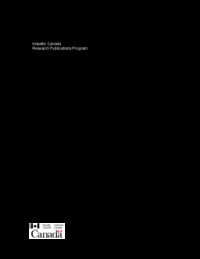 Competition perceptions and innovation activities : an empirical study of Canadian manufacturing firms