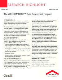 The KOCOMFORT Field Assessment Program