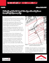 Evaluating arterial road configuration options for a new community