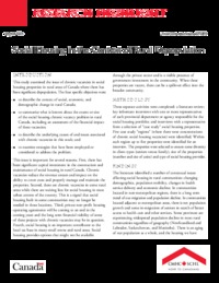 Social housing in the context of rural depopulation