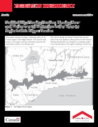 Sustainability, planning practice, housing form and environmental protection in the             Toronto region's Oak Ridges Moraine