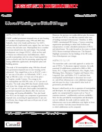 Uses of development cost charges