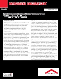 Analysis of ventilation system performance in new Ontario houses