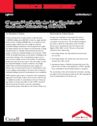 Characterizing the condominium population of the Greater Ottawa area, 1969-2002