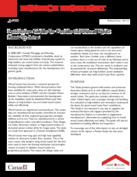 Installation guide for residential wood I-joist floor systems