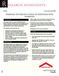 Examining the housing choices of individuals with disabilities