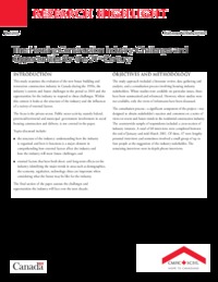 The housing construction industry : challenges and opportunities for the 21st             century