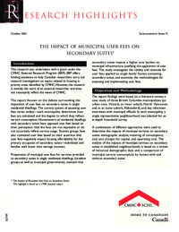 The impact of municipal user fees on secondary suites