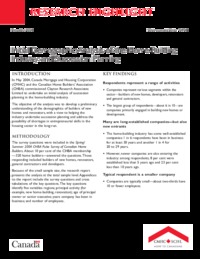Initial demographic analysis of the home-building industry and succession planning