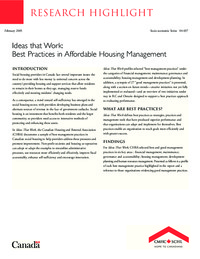 Ideas that work : best practices in affordable housing management