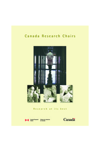 Canada Research Chairs : research at its best