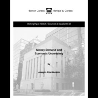 Money demand and economic uncertainty