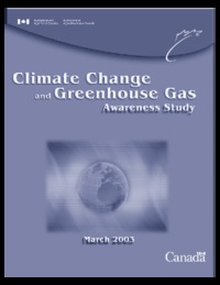 Climate change and greenhouse gas awareness study