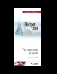Budget 2004. The importance of health